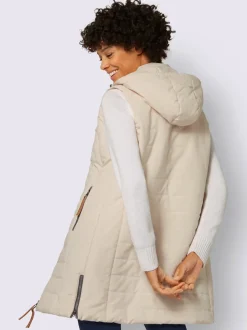 Gilet long qualité matelassée