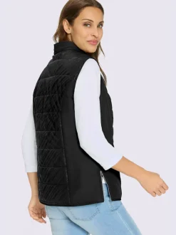 Gilet matelassé col montant à coulisse