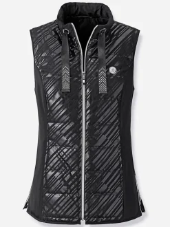Gilet matelassé col montant à coulisse