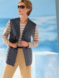 Gilet matelassé doublée et matelassée