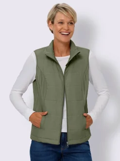 Gilet matelassé doublée et matelassée