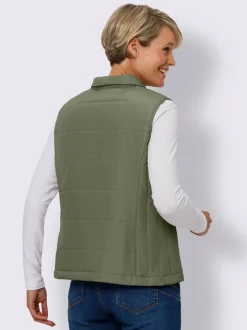 Gilet matelassé doublée et matelassée