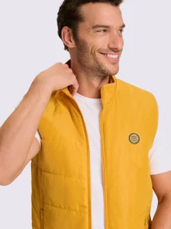 Gilet matelassé doublure contrastée