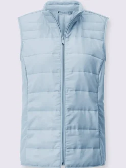 Gilet matelassé lisse sur les côtés