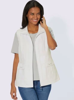 Gilet poche intérieure à bouton