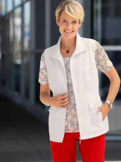 Gilet poche intérieure à bouton