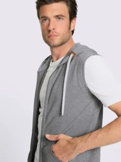 Gilet sweat 60% coton