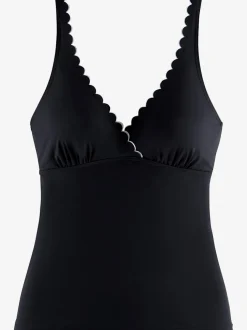 Haut de maillot de bain à armatures double bordure cocotte