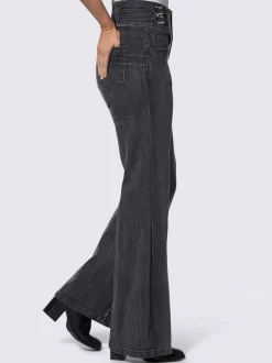 Jean bootcut brides décoratives