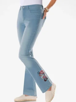 Jean bootcut denim doux
