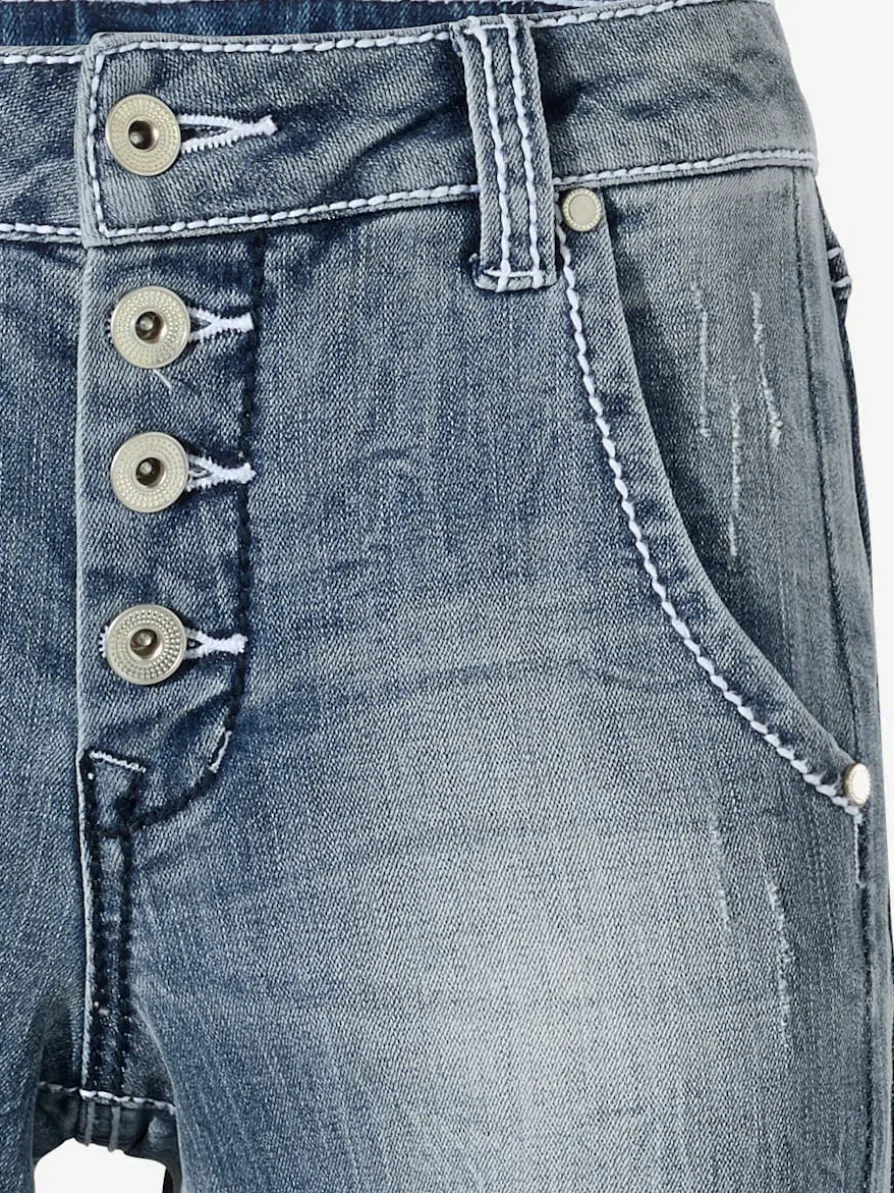 Jean boyfriend coupe droite