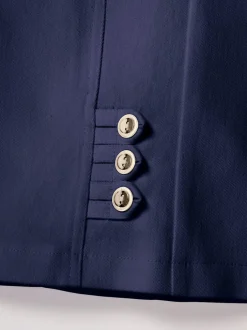 Jean 7/8 bride et bouton