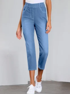 Jean 7/8 ceinture haute