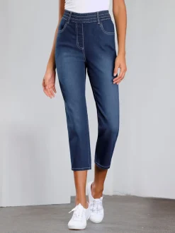 Jean 7/8 ceinture haute