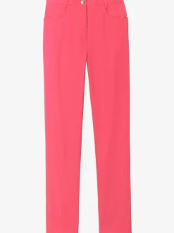 Jean à ceinture élastique chevilles fendues