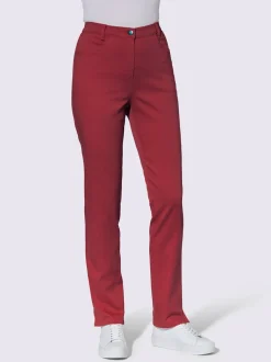 Jean à ceinture élastique chevilles fendues