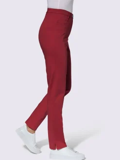 Jean à ceinture élastique chevilles fendues