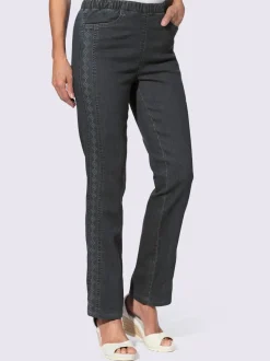 Jean ceinture élastique confortable