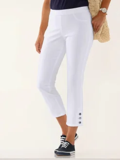 Jean 7/8 ceinture élastique confortable