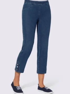 Jean 7/8 ceinture élastique confortable