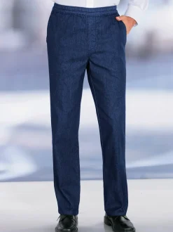 Jean ceinture élastique confortable