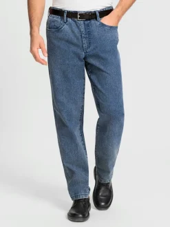 Jean ceinture élastique confortable 4 poches