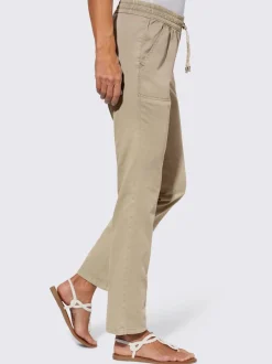 Jean ceinture smockée