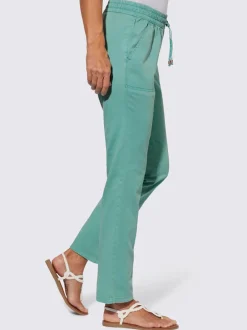 Jean ceinture smockée