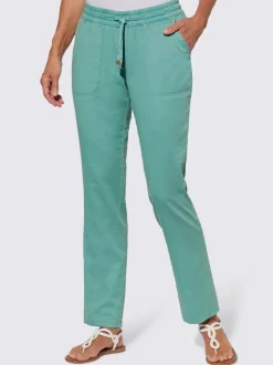 Jean ceinture smockée