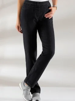 Jean confortable et souple ceinture élastique