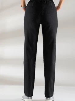 Jean confortable et souple ceinture élastique