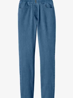 Jean confortable et souple ceinture élastique