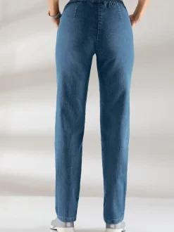 Jean confortable et souple ceinture élastique