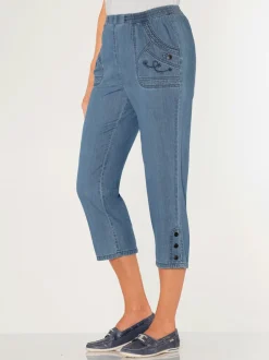Jean 3/4 100% coton