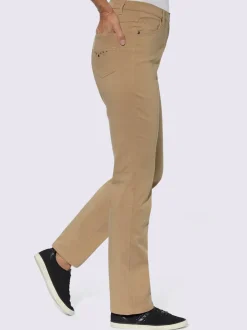 Jean coupe 5 poches ceinture élastique latérale