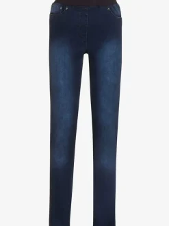 Jean femme confortable avec ceinture élastique