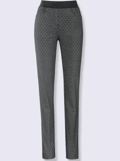 Jean femme confortable avec ceinture élastique