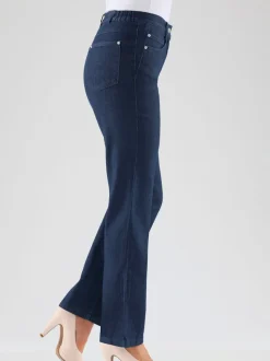 Jean femme denim avec poches et passants