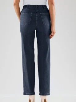 Jean femme denim avec poches et passants