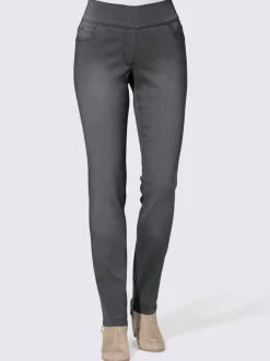 Jean femme slim 5 poches avant et arrière