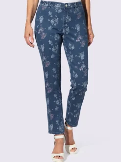 Jean imprimé floral