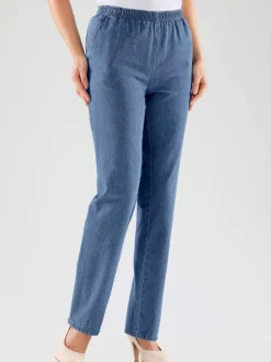 Jean léger qualité coton ceinture élastique