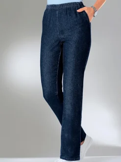 Jean léger qualité coton ceinture élastique