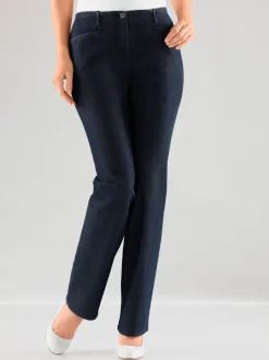 Jean 4 poches ceinture intérieure élastique