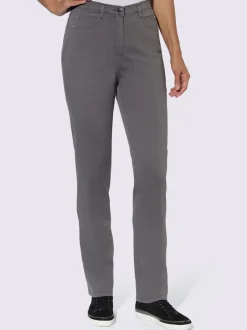 Jean 5 poches ceinture élastique latérale
