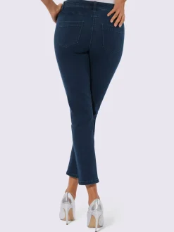 Jean 5 poches denim ultra-extensible avec effet modelant