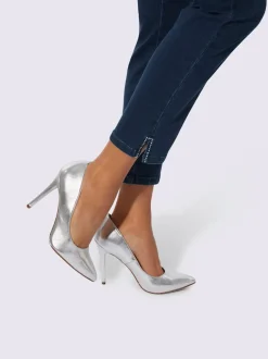 Jean 5 poches denim ultra-extensible avec effet modelant