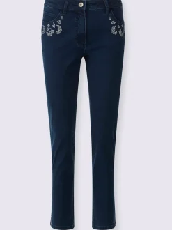 Jean 5 poches denim ultra-extensible avec effet modelant