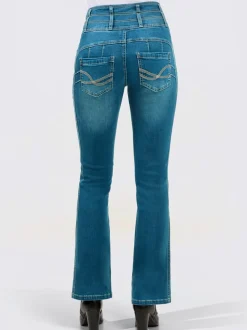 Jean 5 poches mélange de lyocell et de viscose de qualité