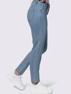 Jean 5 poches qualité coton extensible indéformable
